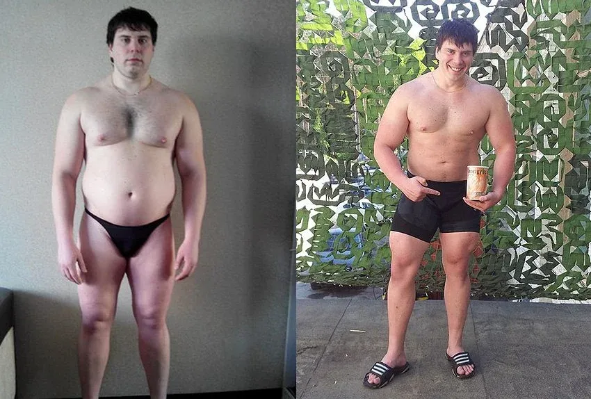 До И После Диеты Фото Мужчины